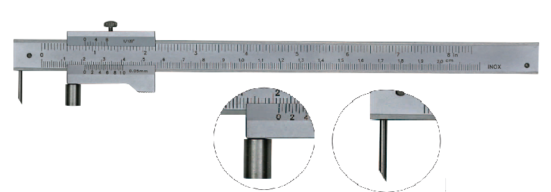 Suwmiarka analogowa traserska zakres 400 mm 1117022 PRAZISION – zdjęcie 2
