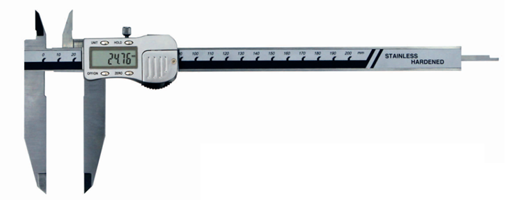 Suwmiarka elektroniczna 0-200mm z długimi szczękami 1110646 Prazision