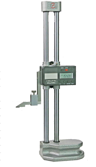 Wysokościomierz elektroniczny 0-500mm dwu kolumnowy 22219067 PRAZISION – zdjęcie 1