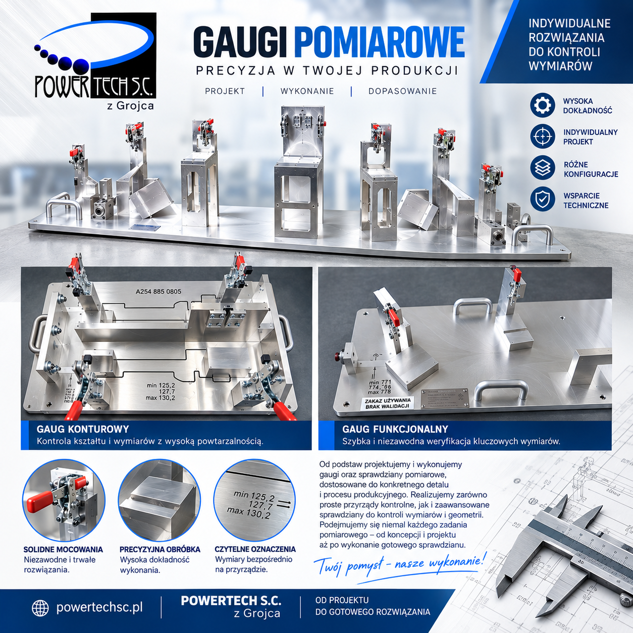 Gaugi sprawdziany pomiarowe