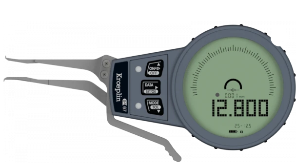 Macki pomiarowe cyfrowe wewnętrzne G002 IP67 zakres 2, 5 - 12, 5 mm KROEPLIN