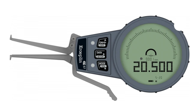 Macki pomiarowe cyfrowe wewnętrzne G005 IP67 zakres 5 - 20 mm KROEPLIN