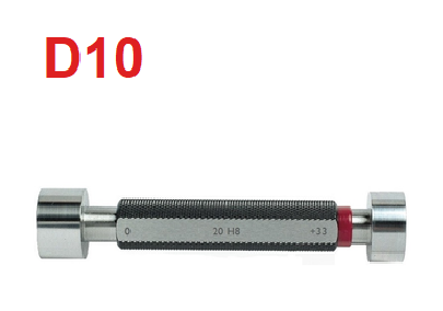 Sprawdzian tłoczkowy do otworów Ø2 D10 MSBa GO + NO-GO 102872D10 PRAZISION